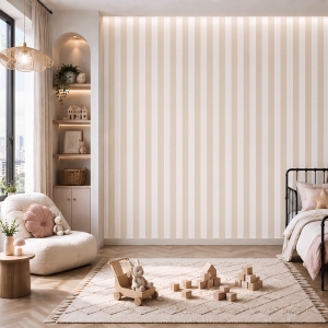 mural | strips beige