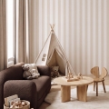 wallpaper strips beige / striped wallpaper / wallpaper for kids / wallpaper pastelowe love