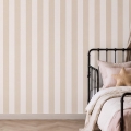 wallpaper strips beige / striped wallpaper / wallpaper for kids / wallpaper pastelowe love