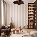 mural | strips beige - large 
