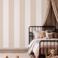wallpaper strips beige / striped wallpaper / wallpaper for kids / wallpaper pastelowe love