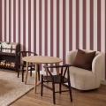 wallpaper strips burgundy / striped wallpaper / wallpaper for kids / wallpaper pastelowe love
