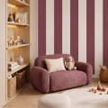 wallpaper strips burgundy / striped wallpaper / wallpaper for kids / wallpaper pastelowe love