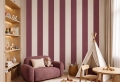 wallpaper strips burgundy / striped wallpaper / wallpaper for kids / wallpaper pastelowe love