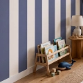 wallpaper strips navy blue / striped wallpaper / wallpaper for kids / wallpaper pastelowe love