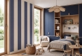 wallpaper strips navy blue / striped wallpaper / wallpaper for kids / wallpaper pastelowe love