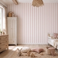 wallpaper strips baby pink / striped wallpaper / wallpaper for kids / wallpaper pastelowe love