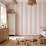 mural | strips baby pink - large