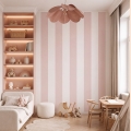 wallpaper strips baby pink / striped wallpaper / wallpaper for kids / wallpaper pastelowe love