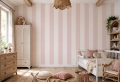 wallpaper strips baby pink / striped wallpaper / wallpaper for kids / wallpaper pastelowe love