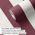 wallpaper strips burgundy / striped wallpaper / wallpaper for kids / wallpaper pastelowe love