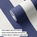 wallpaper strips navy blue / striped wallpaper / wallpaper for kids / wallpaper pastelowe love