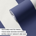 wallpaper strips navy blue / striped wallpaper / wallpaper for kids / wallpaper pastelowe love