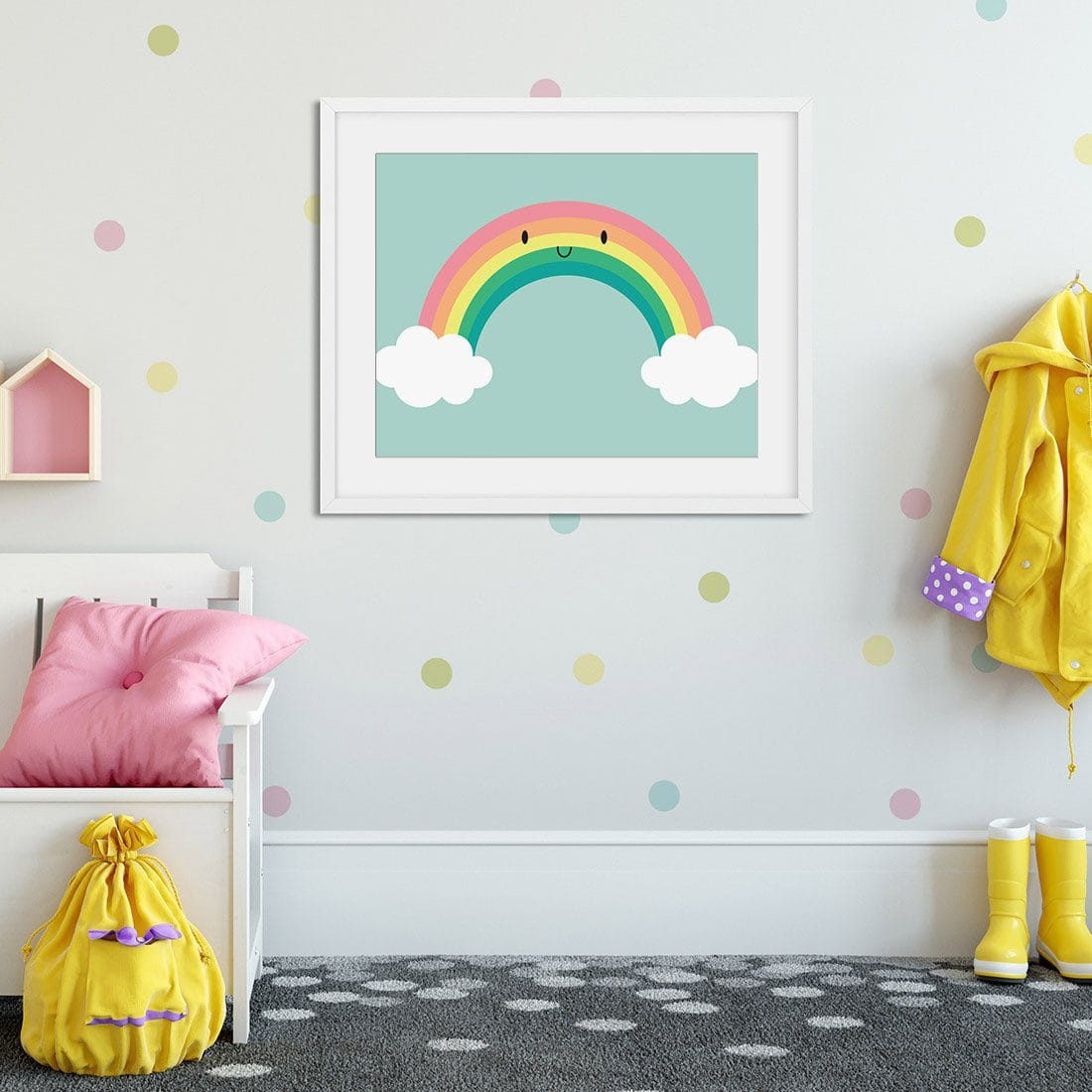 regenbogen | Plakat für Kinder. Raumdekorationen
