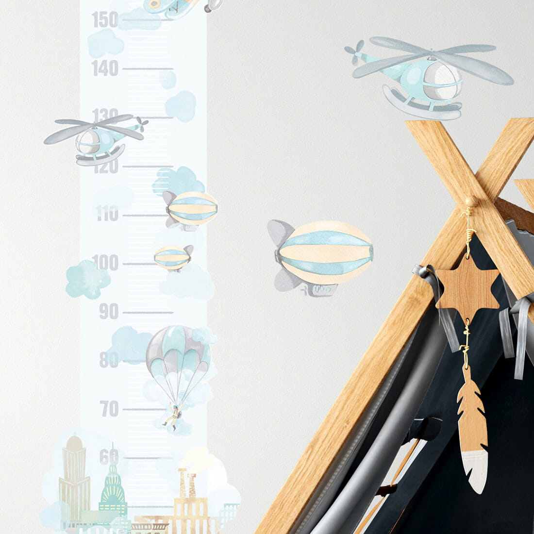 maßstab flugzeuge | aufkleber. Aufkleber für Kinder. Raumdekorationen