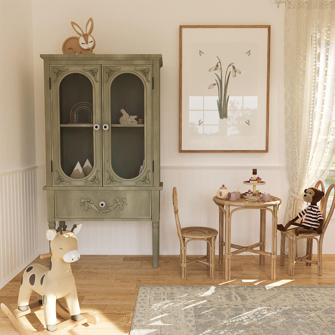 poster for children snowdrops / poster for children watercolor / poster for children / poster for a child's room