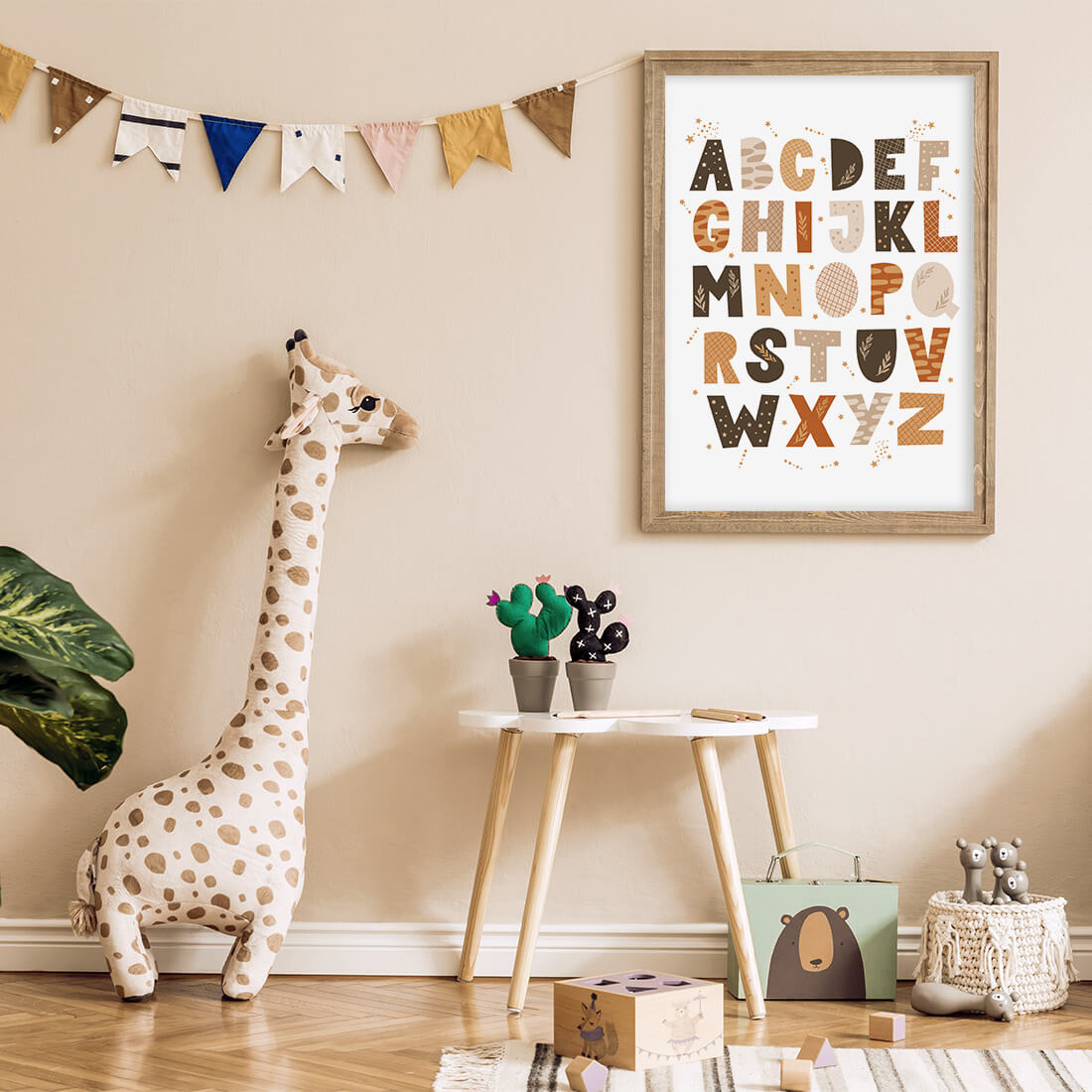 alphabet poster / educational posters / kids' poster / poster for children's room