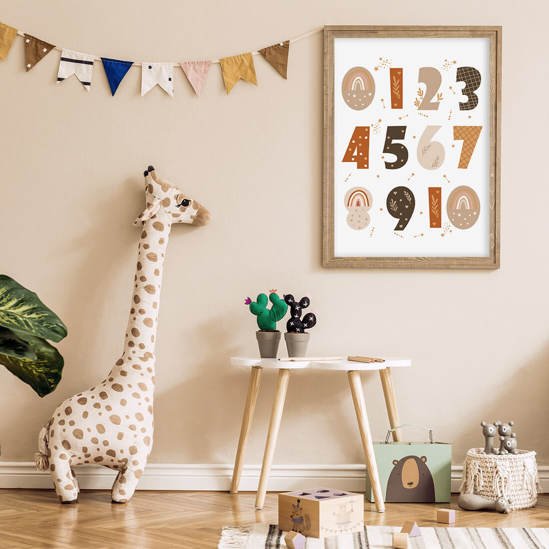 number poster / educational posters / kids' poster / poster for children's room