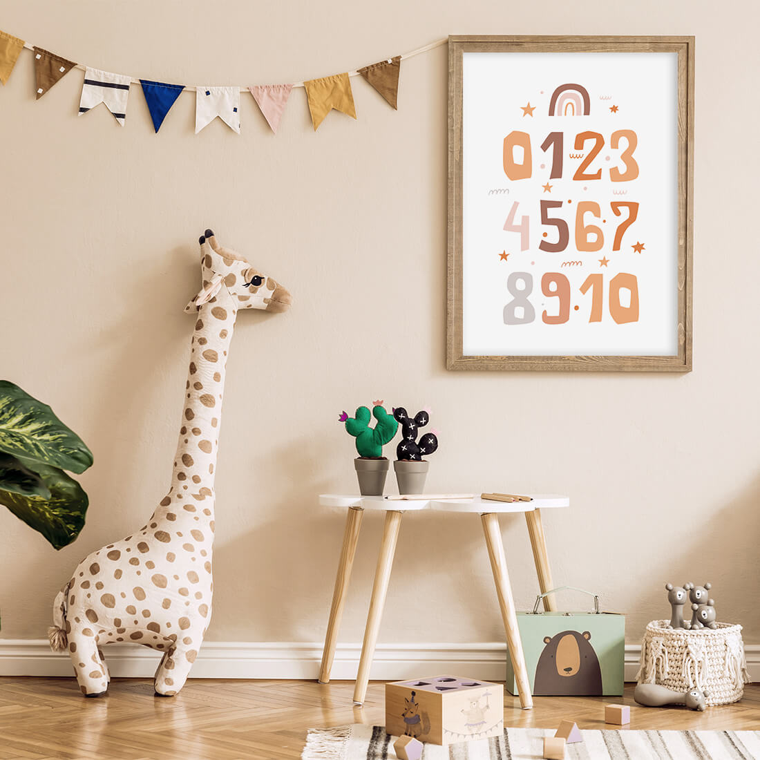 number poster / educational posters / kids' poster / poster for children's room