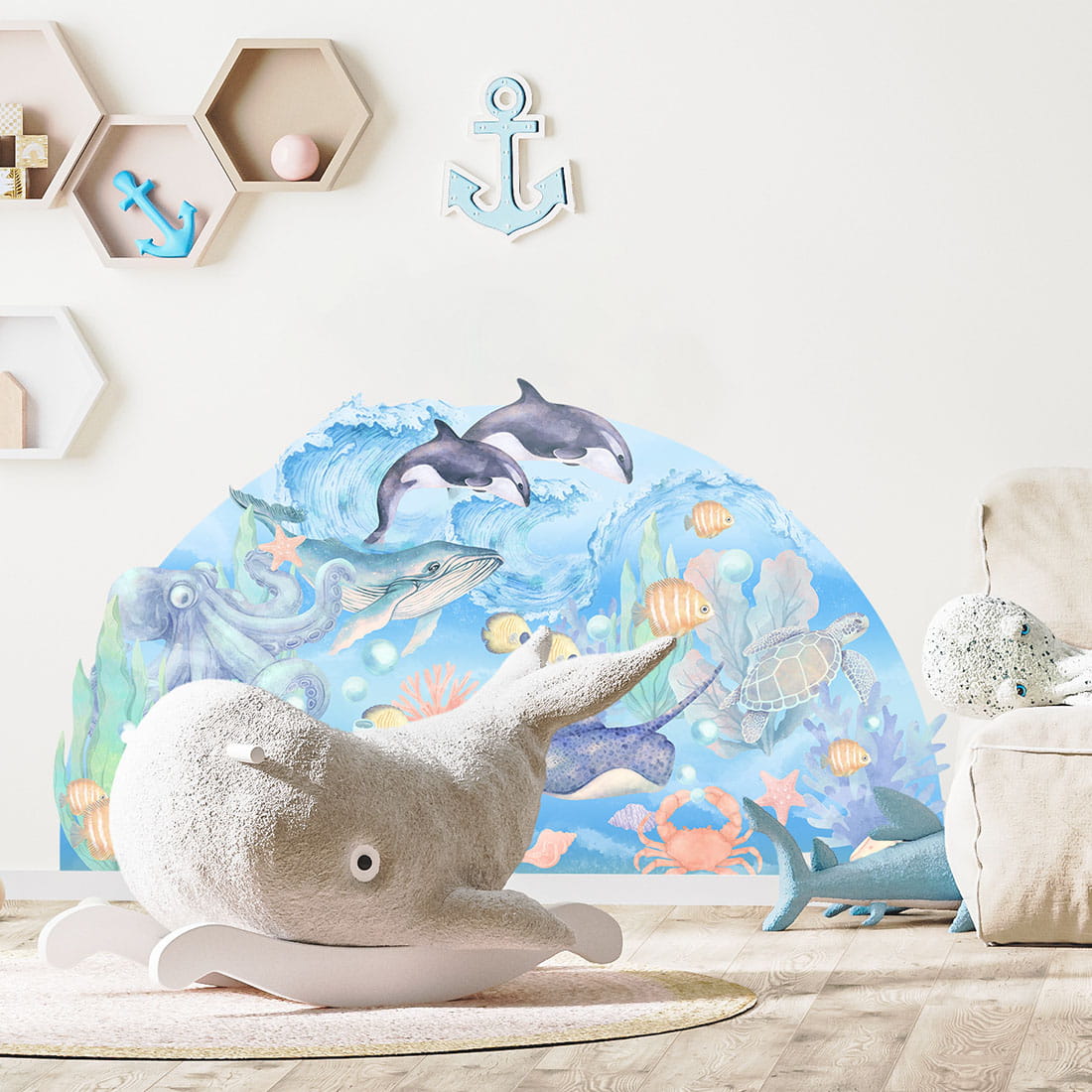 forest | sticker. child's wall decal. room decorations