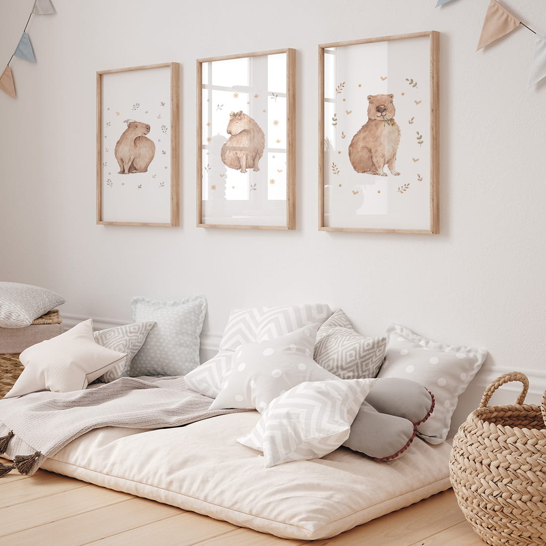 poster for children snowdrops / poster for children watercolor / poster for children / poster for a child's room