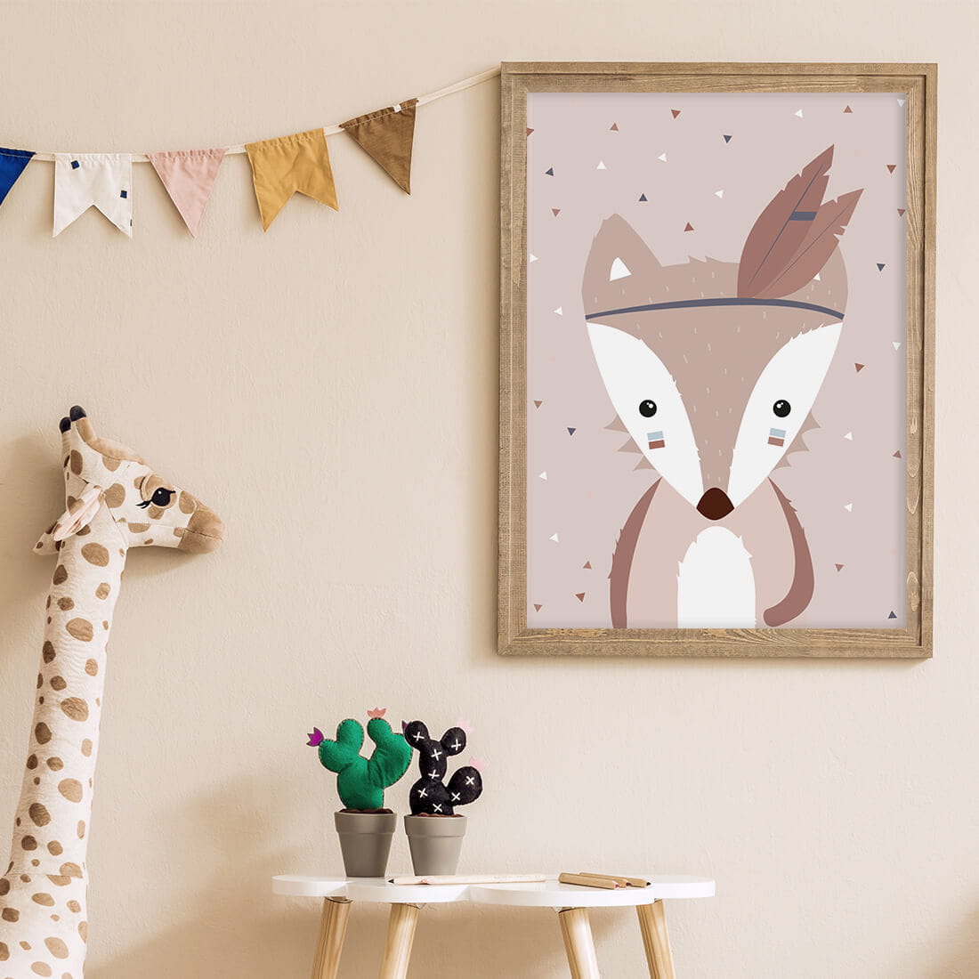 bear poster / boho posters / kids' poster / poster for children's room