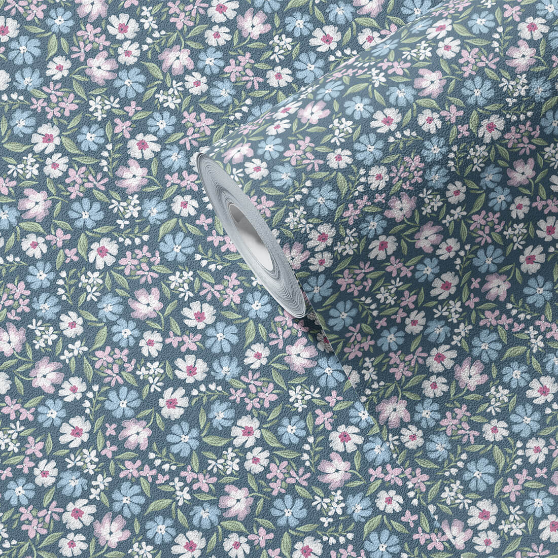 sample dino blue | wallpaper. kids wallpaper. room decorations