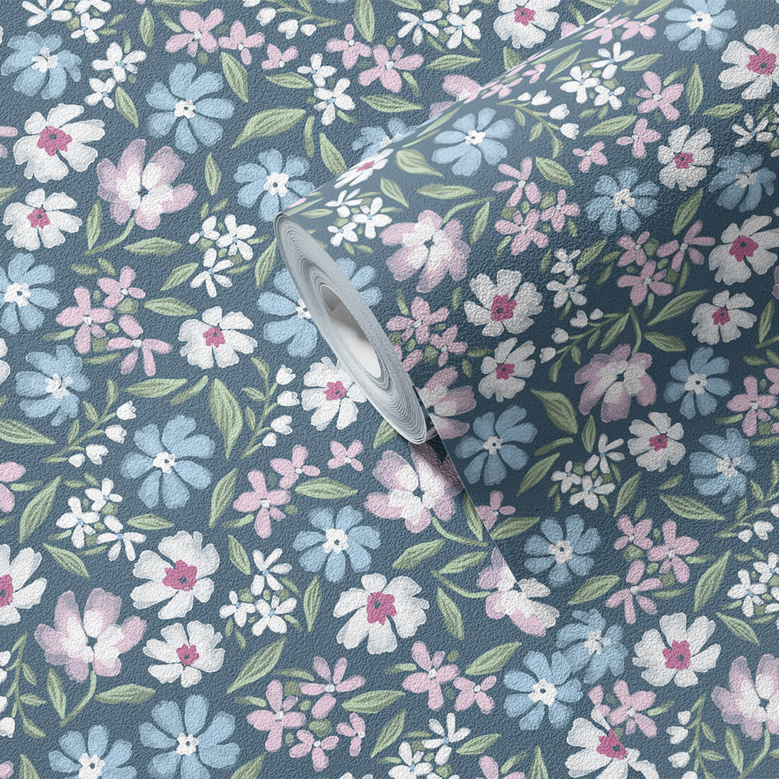 sample dino blue | wallpaper. kids wallpaper. room decorations