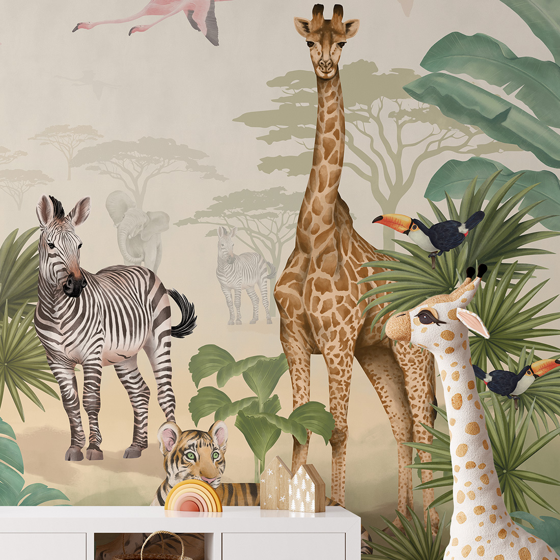 sample dino blue | wallpaper. kids wallpaper. room decorations