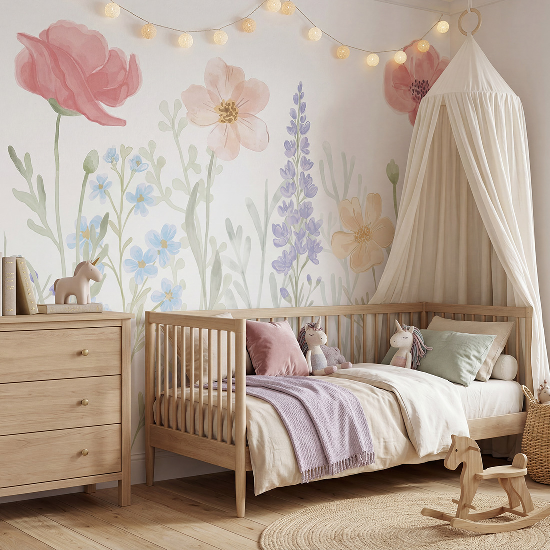 wallpaper flowers / floral wallpaper / wallpaper for kids / wallpaper pastelowe love