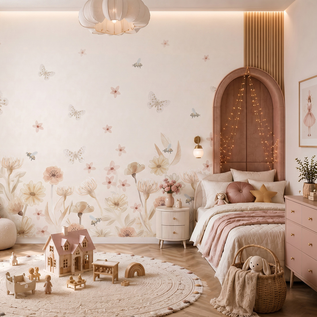 wallpaper flower / floral wallpaper / wallpaper for kids / wallpaper pastelowe love